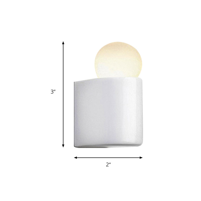 White Ball Wall Lighting Modernist Led Milk Glass Wall Lamp Fixture with Small/Medium/Large Size in White/Warm Light Clearhalo 'Cast Iron' 'Glass' 'Industrial' 'Modern wall lights' 'Modern' 'Tiffany' 'Traditional wall lights' 'Wall Lamps & Sconces' 'Wall Lights' Lighting' 172906