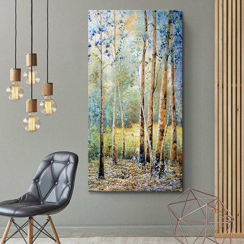 Textured Botany Wall Decor Contemporary Art Canvas Painting, Multiple Sizes Available Grey Clearhalo 'Arts' 'Canvas Art' 1760237