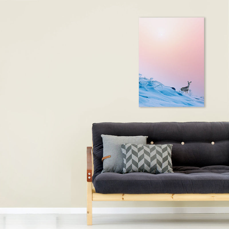 Contemporary Sky Scene Wall Decor Canvas Light Color Natural Landscape Art Print, Multiple Sizes Clearhalo 'Art Gallery' 'Canvas Art' 'Contemporary Art Gallery' 'Modern' Arts' 1760508