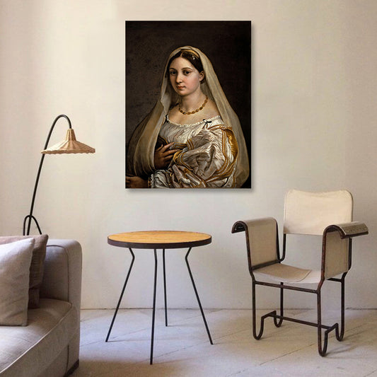 Religious Maid Canvas for Kitchen Oil Painting Wall Art Print, Multiple Sizes Options Clearhalo 'Arts' 'Canvas Art' 1760705