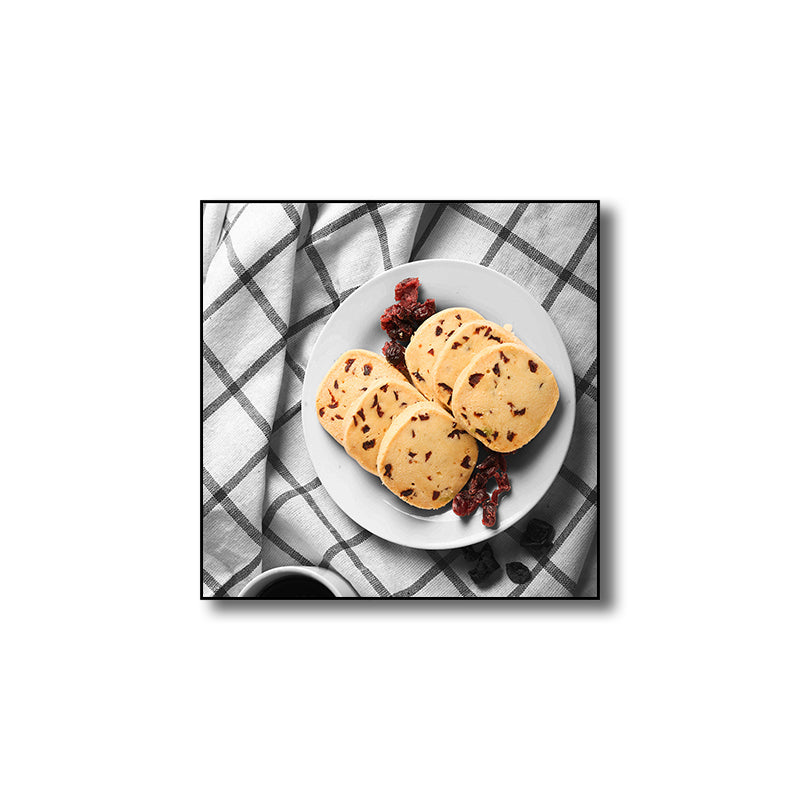 Photographs Breakfast Canvas Art Modern Tasty Food Wall Decor in Light Color for Cafe Clearhalo 'Art Gallery' 'Canvas Art' 'Contemporary Art Gallery' 'Modern' Arts' 1761312