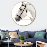 Mixed Media Horse Wall Decor Modern Style Canvas Art Print, Multiple Sizes Available Clearhalo 'Art Gallery' 'Canvas Art' 'Contemporary Art Gallery' 'Modern' Arts' 1762339