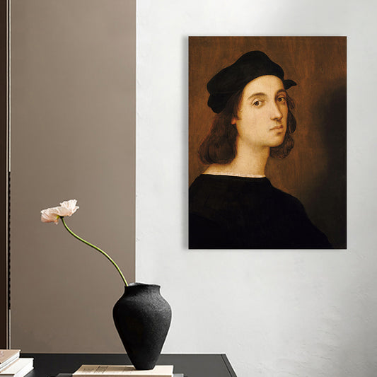 Renaissance Style Figure Canvas Boys Bedroom Wall Art Decor in Brown, Multiple Sizes Clearhalo 'Arts' 'Canvas Art' 1763793