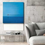 Boy and Sea Wall Decor Pop Art Textured Bedroom Canvas Print, Multiple Size Options Clearhalo 'Arts' 'Canvas Art' 1764428