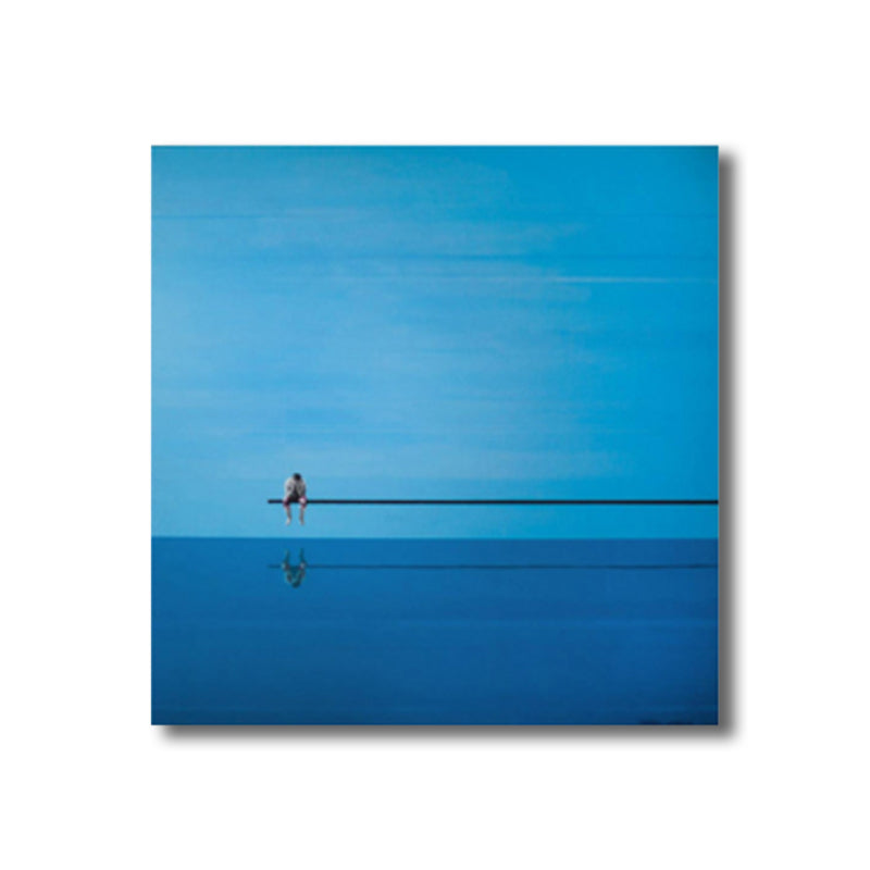 Boy and Sea Wall Decor Pop Art Textured Bedroom Canvas Print, Multiple Size Options Clearhalo 'Arts' 'Canvas Art' 1764430