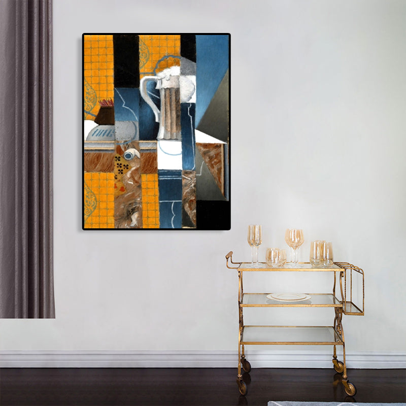 Instruments Oil Painting Art Print Cubism Style Canvas Wall Decor, Multiple Sizes Clearhalo 'Arts' 'Canvas Art' 1764665