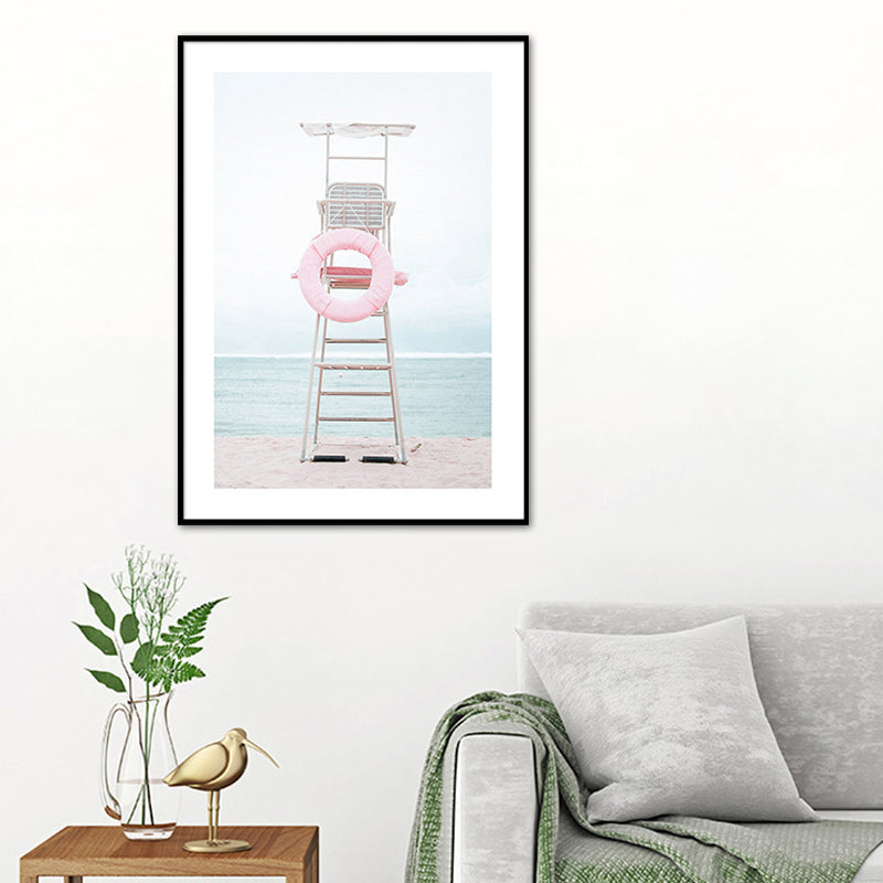 Modern Seaside Facilities Canvas Art for Bedroom Photography Wall Decor, Multiple Sizes Clearhalo 'Art Gallery' 'Canvas Art' 'Contemporary Art Gallery' 'Modern' Arts' 1764841