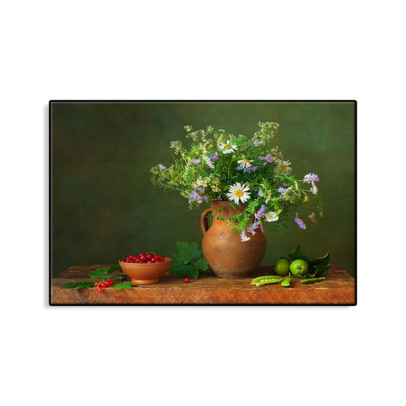 Canvas Pastel Color Art Print Impressionism Style Flowers Painting, Multiple Sizes Clearhalo 'Arts' 'Canvas Art' 1764974