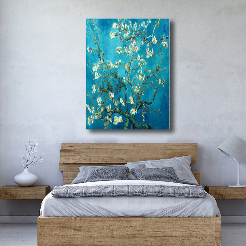 Contemporary Art Flower Tree Canvas Pastel Color Textured Painting for Living Room Clearhalo 'Arts' 'Canvas Art' 1764998