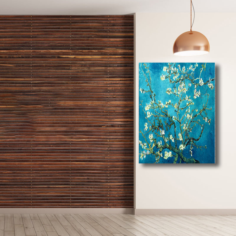 Contemporary Art Flower Tree Canvas Pastel Color Textured Painting for Living Room Clearhalo 'Arts' 'Canvas Art' 1764999