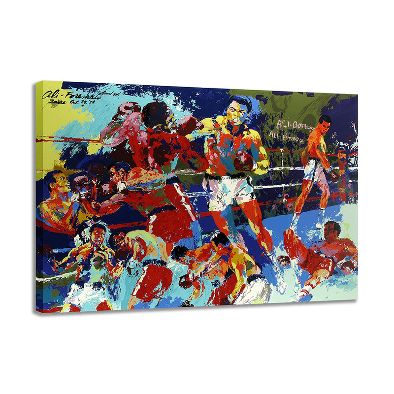 Impressionism Boxing Canvas Art for Bedroom Oil Painting Wall Decor, Multiple Sizes Clearhalo 'Arts' 'Canvas Art' 1765023