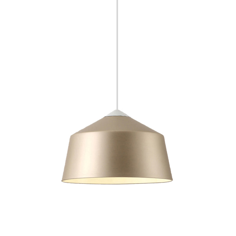 Dome Pendant Lighting Nordic Metal 1 Light Black/Grey/Pink Hanging Ceiling Light Clearhalo 'Ceiling Lights' 'Modern Pendants' 'Modern' 'Pendant Lights' 'Pendants' Lighting' 176519