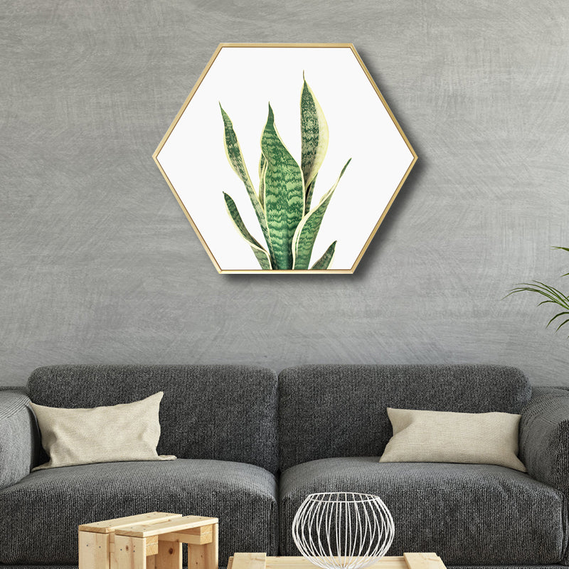 Botanical Leaves Wall Decor Scandinavian Textured Bathroom Canvas, Multiple Sizes Clearhalo 'Arts' 'Canvas Art' 1766068