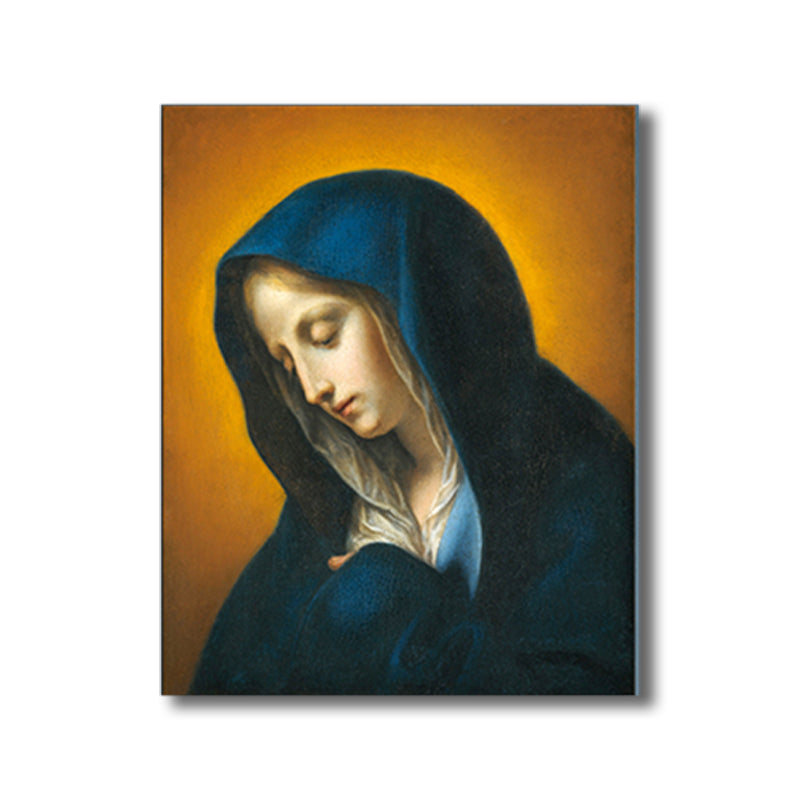 Religious Maiden Painting Soft Color Canvas Wall Art Print Textured, Multiple Sizes Clearhalo 'Arts' 'Canvas Art' 1766231