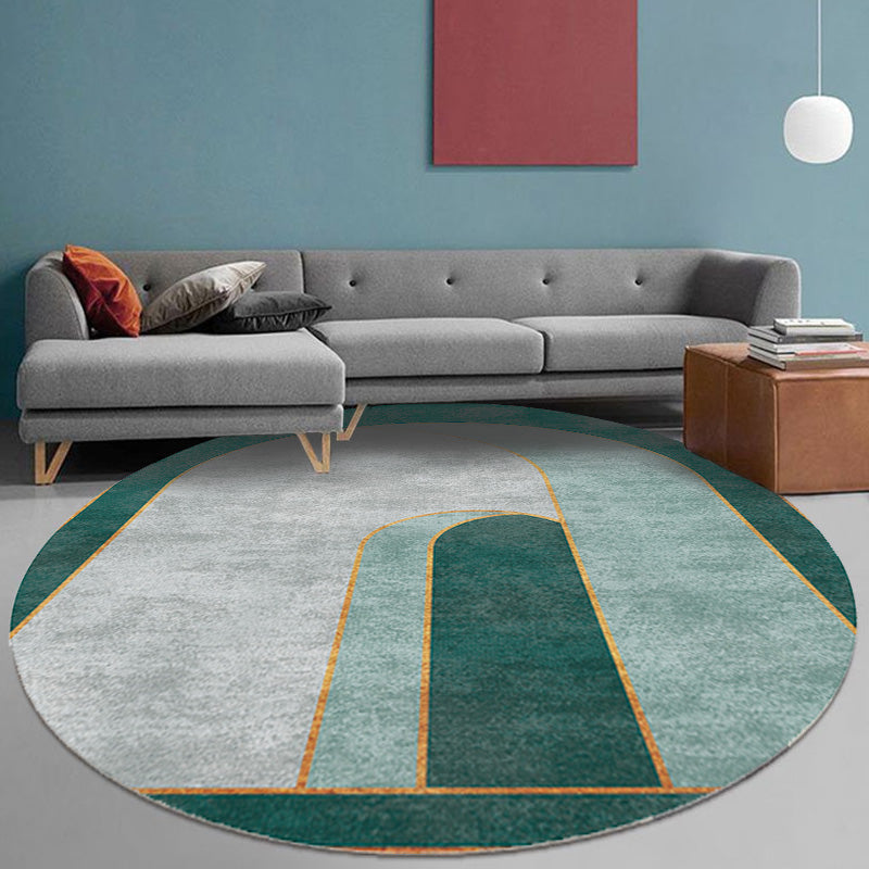 Creative Multicolor Modernism Rug Polyester Colorblock Rug Washable Pet Friendly Non-Slip Carpet for Living Room Clearhalo 'Area Rug' 'Modern' 'Rugs' Rug' 1766762