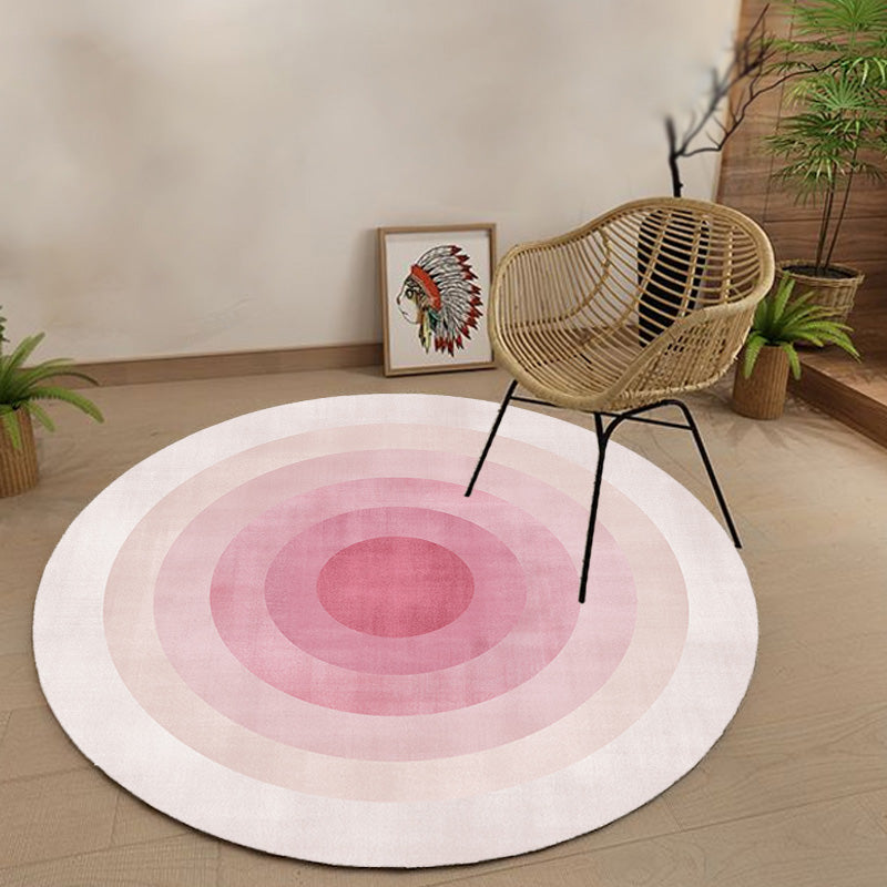 Multicolor Colorblock Circles Pattern Rug Polyester Modern Rug Washable Anti-Slip Pet Friendly Area Rug for Living Room Clearhalo 'Area Rug' 'Modern' 'Rugs' Rug' 1766882