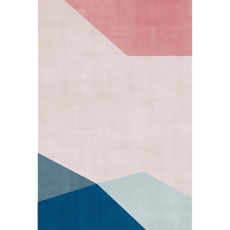 Colorblock Rug Polyester Modern Rug Washable Anti-Slip Pet Friendly Area Rug for Living Room Clearhalo 'Area Rug' 'Modern' 'Rugs' Rug' 1767807