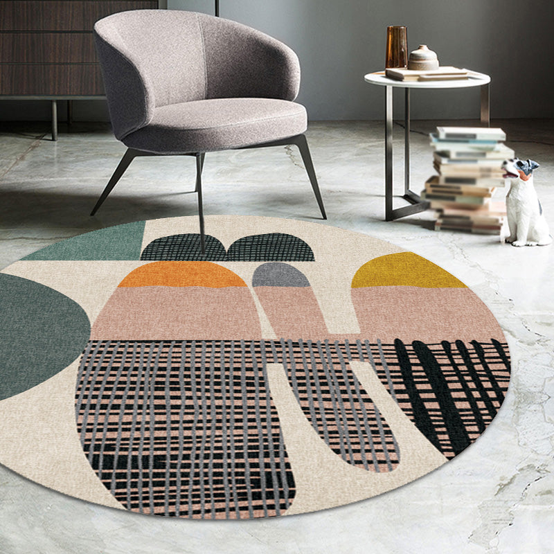 Colorblock Striped Pattern Rug Polyester Modernism Rug Washable Anti-Slip Pet Friendly Area Rug for Living Room Clearhalo 'Area Rug' 'Modern' 'Rugs' Rug' 1767947