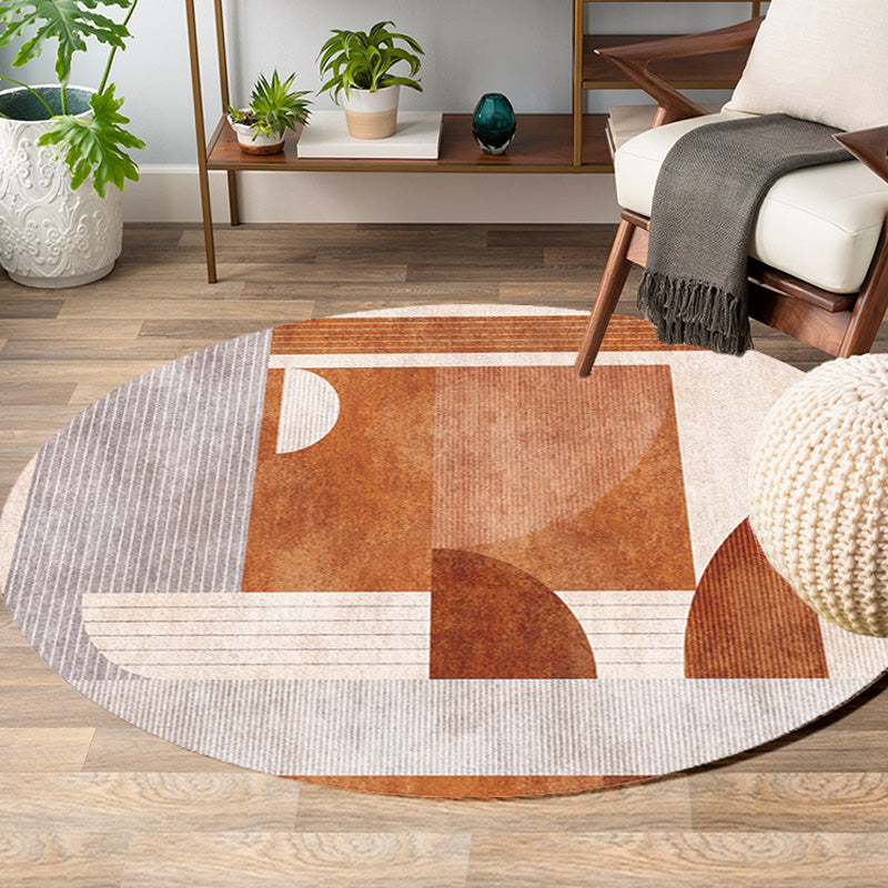 Colorblock Striped Pattern Rug Polyester Modernism Rug Washable Anti-Slip Pet Friendly Area Rug for Living Room Clearhalo 'Area Rug' 'Modern' 'Rugs' Rug' 1767953