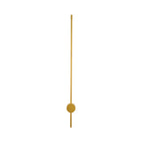 Minimalist Linear Wall Lighting Ideas Metal 47"/57" Width LED Bedside Wall Light Sconce in Gold Clearhalo 'Cast Iron' 'Glass' 'Industrial' 'Modern wall lights' 'Modern' 'Tiffany' 'Traditional wall lights' 'Wall Lamps & Sconces' 'Wall Lights' Lighting' 1771169