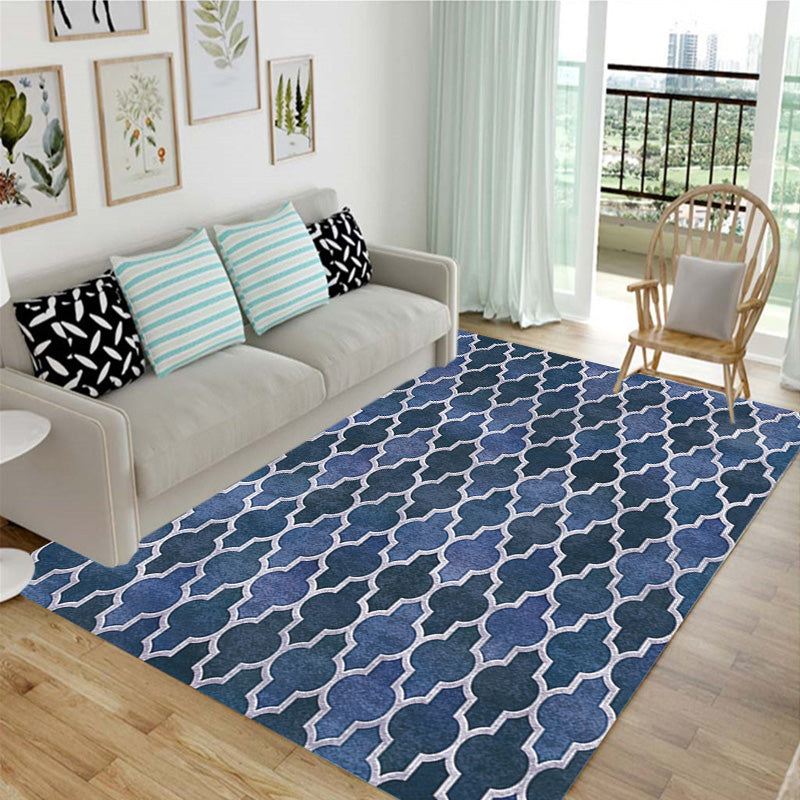 Multicolor Geometric Pattern Rug Polyester Modern Rug Washable Anti-Slip Pet Friendly Area Rug for Living Room Clearhalo 'Area Rug' 'Modern' 'Rugs' Rug' 1780218