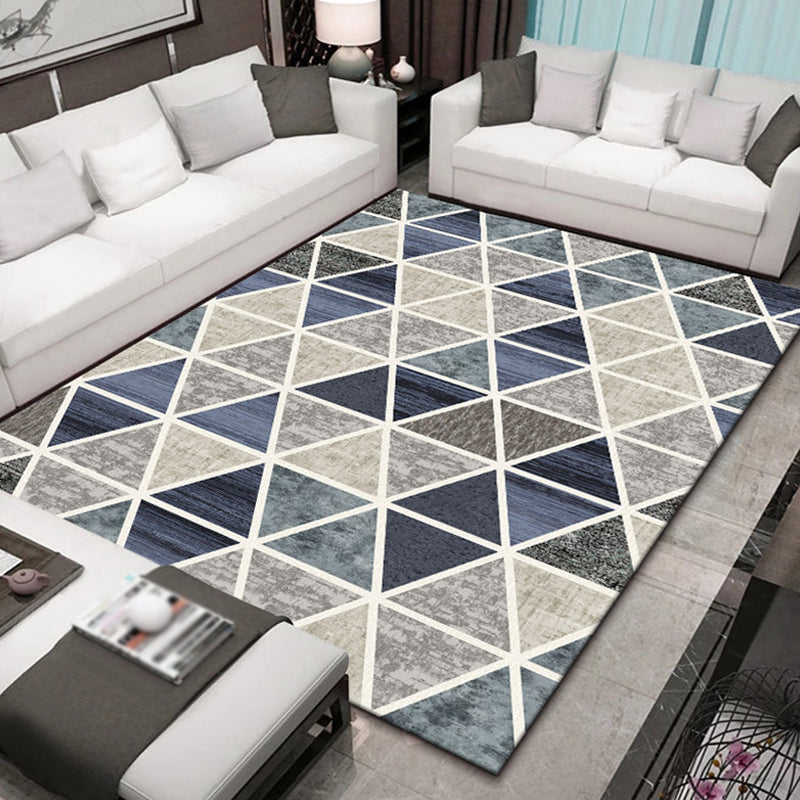 Stylish Multicolor Modernist Rug Polyester Geometric Pattern Rug Washable Pet Friendly Non-Slip Carpet for Living Room Light Khaki Clearhalo 'Area Rug' 'Modern' 'Rugs' Rug' 1780327