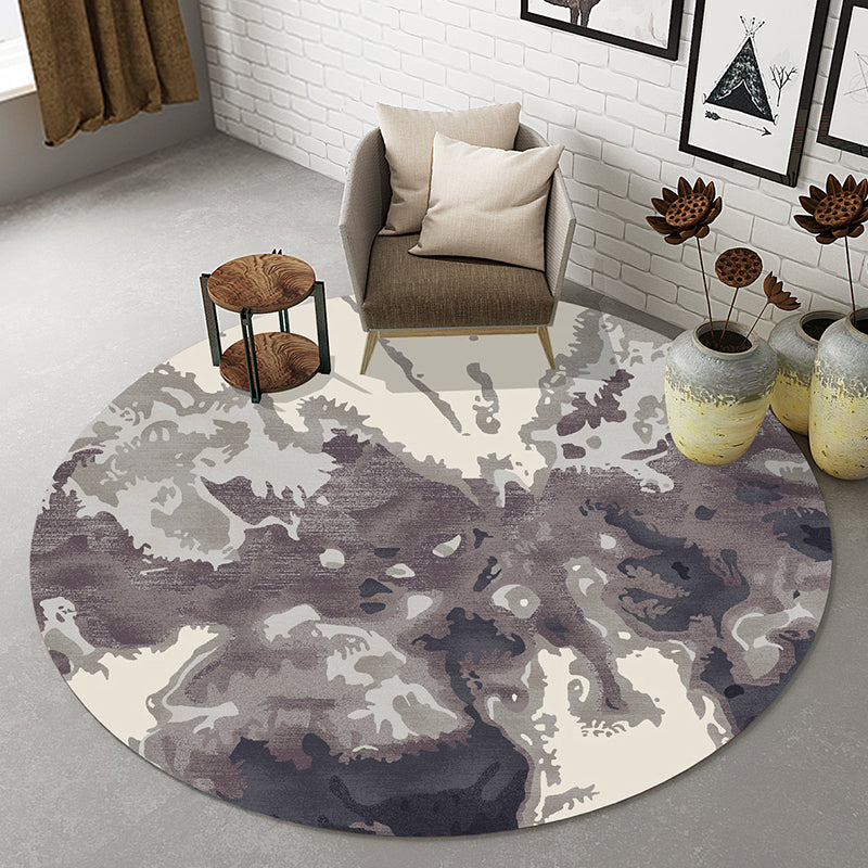 Modernist Abstract Rug Multicolor Polyester Rug Non-Slip Backing Washable Pet Friendly Carpet for Home Clearhalo 'Area Rug' 'Modern' 'Rugs' Rug' 1780580