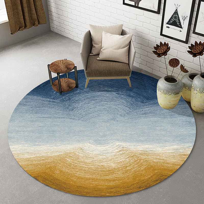 Modernist Abstract Rug Multicolor Polyester Rug Non-Slip Backing Washable Pet Friendly Carpet for Home Yellow Clearhalo 'Area Rug' 'Modern' 'Rugs' Rug' 1780581