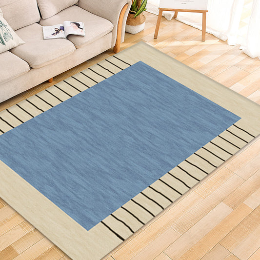 Unique Multicolor Modernist Rug Polyester Striped Pattern Rug Washable Pet Friendly Non-Slip Carpet for Living Room Clearhalo 'Area Rug' 'Modern' 'Rugs' Rug' 1780618