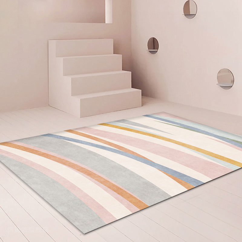 Colorblock Rug Polyester Modern Rug Washable Anti-Slip Pet Friendly Area Rug for Living Room Clearhalo 'Area Rug' 'Modern' 'Rugs' Rug' 1780707