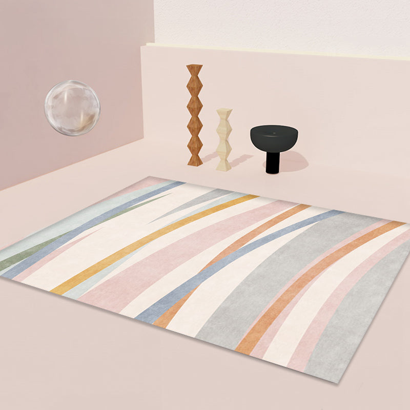 Colorblock Rug Polyester Modern Rug Washable Anti-Slip Pet Friendly Area Rug for Living Room Clearhalo 'Area Rug' 'Modern' 'Rugs' Rug' 1780708