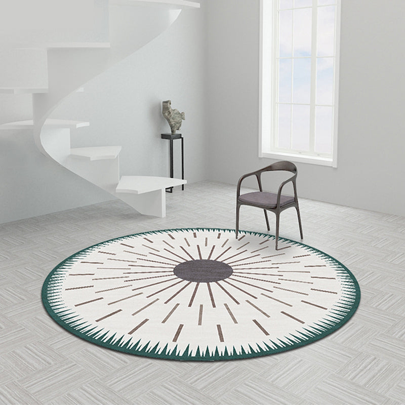 Unique Abstract Rug Contemporary Rug Polyester Washable Non-Slip Pet  Friendly Area Carpet for Living Room - Clearhalo