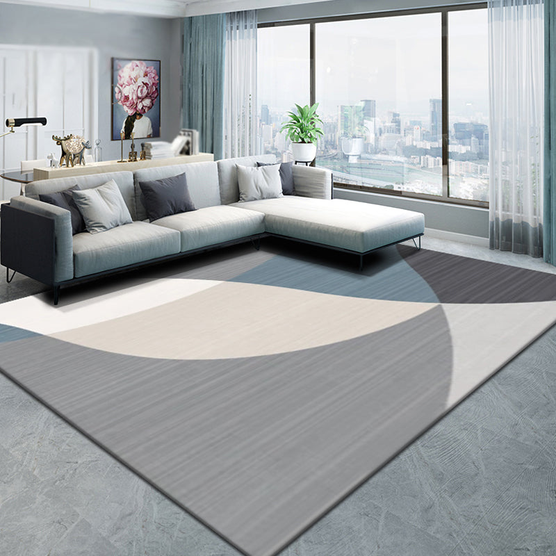 Multicolor Geometric Pattern Rug Polyester Modern Rug Washable Anti-Slip Pet Friendly Area Rug for Living Room Clearhalo 'Area Rug' 'Modern' 'Rugs' Rug' 1780776