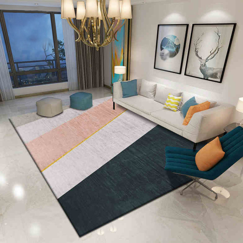 Multicolor Geometric Pattern Rug Polyester Modern Rug Washable Anti-Slip Pet Friendly Area Rug for Living Room Clearhalo 'Area Rug' 'Modern' 'Rugs' Rug' 1780779