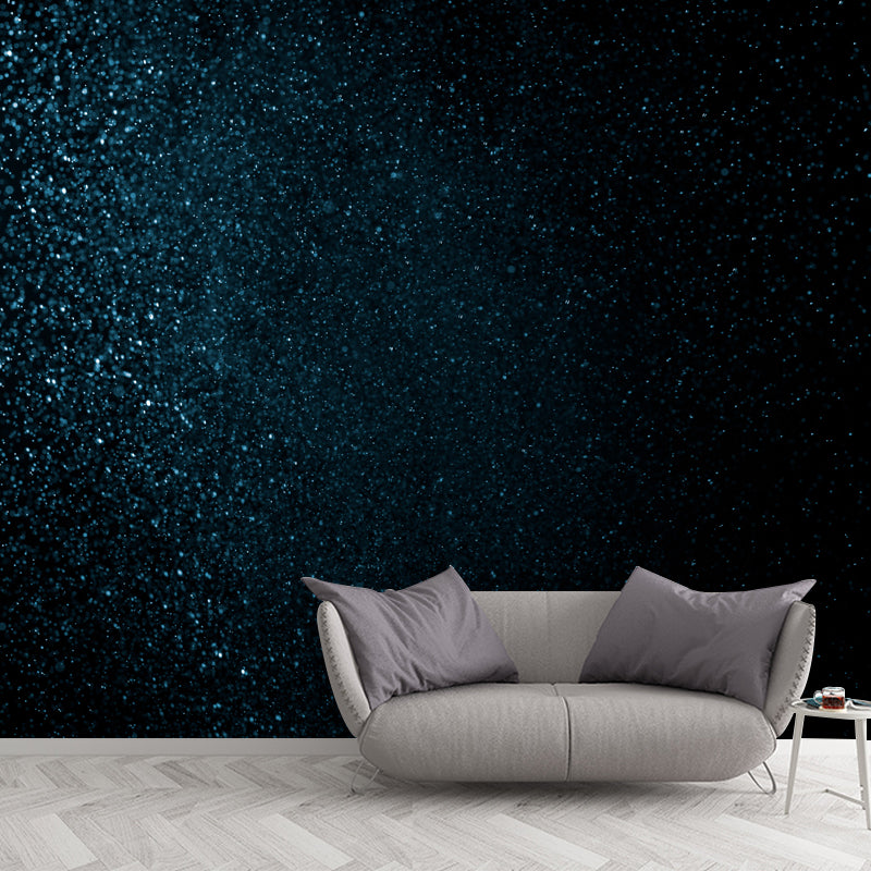 Starry Late Night Wall Mural Modern Water-Proof Living Room Wall Art, Customized Print Clearhalo 'Wall Decor' 'Wall Mural' 1785504