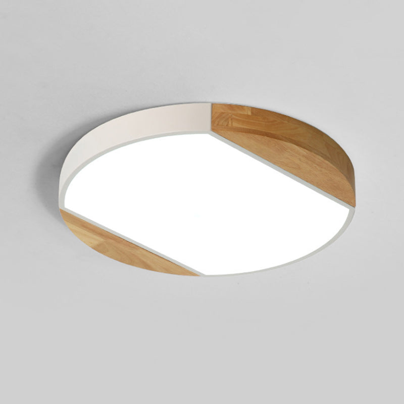 Acrylic Circular LED Flushmount Light Baby Bedroom Kindergarten Nordic Style Blue/Green/White/Yellow Ceiling Lamp in Warm/White Light Clearhalo 'Ceiling Lights' 'Close To Ceiling Lights' 'Close to ceiling' 'Flush mount' Lighting' 1796825