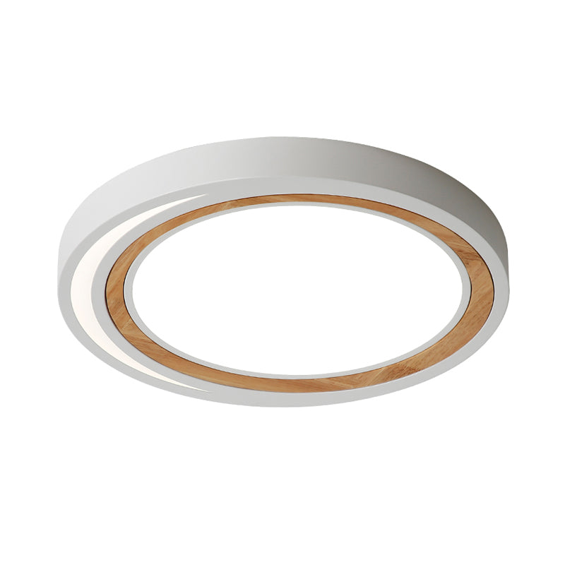 Acrylic Circle LED Ceiling Mount Light Macaron Style Ceiling Lamp for Boys Girls Bedroom Clearhalo 'Ceiling Lights' 'Close To Ceiling Lights' 'Close to ceiling' 'Flush mount' Lighting' 1796854