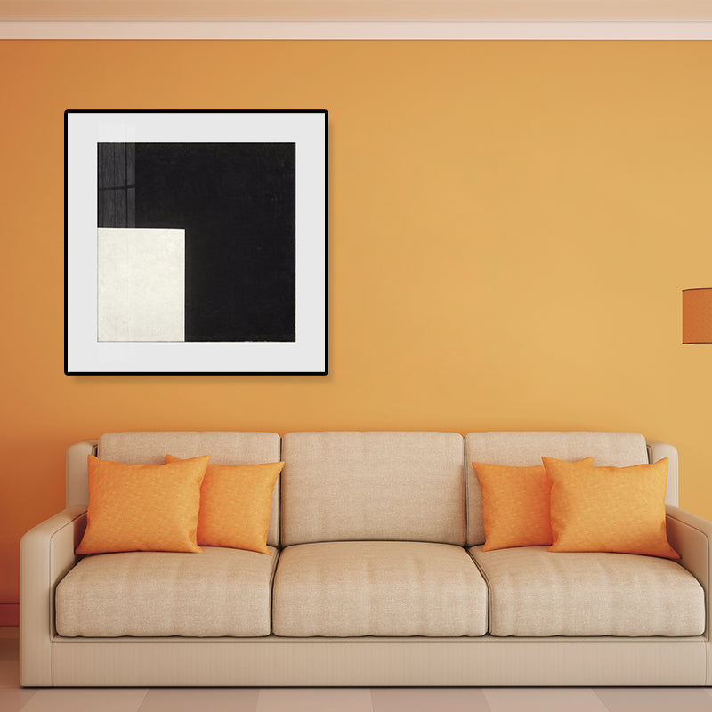 Still Life Canvas Wall Art Abstract Expressionism Geometry Painting in Pastel Color Clearhalo 'Arts' 'Canvas Art' 1808104