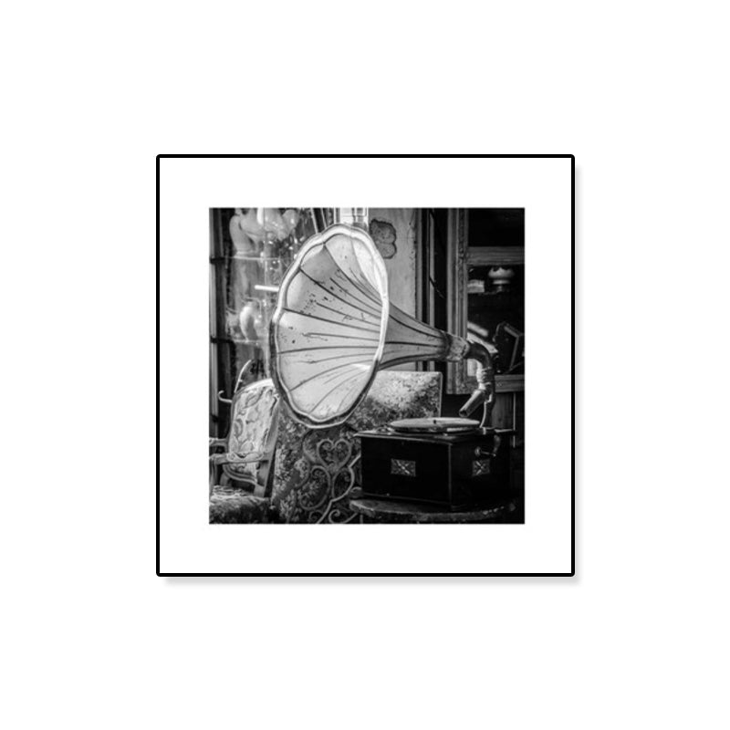 Black and White Musical Canvas Print Textured Wall Art Decor for Hallway, Multiple Sizes Clearhalo 'Arts' 'Canvas Art' 1808312