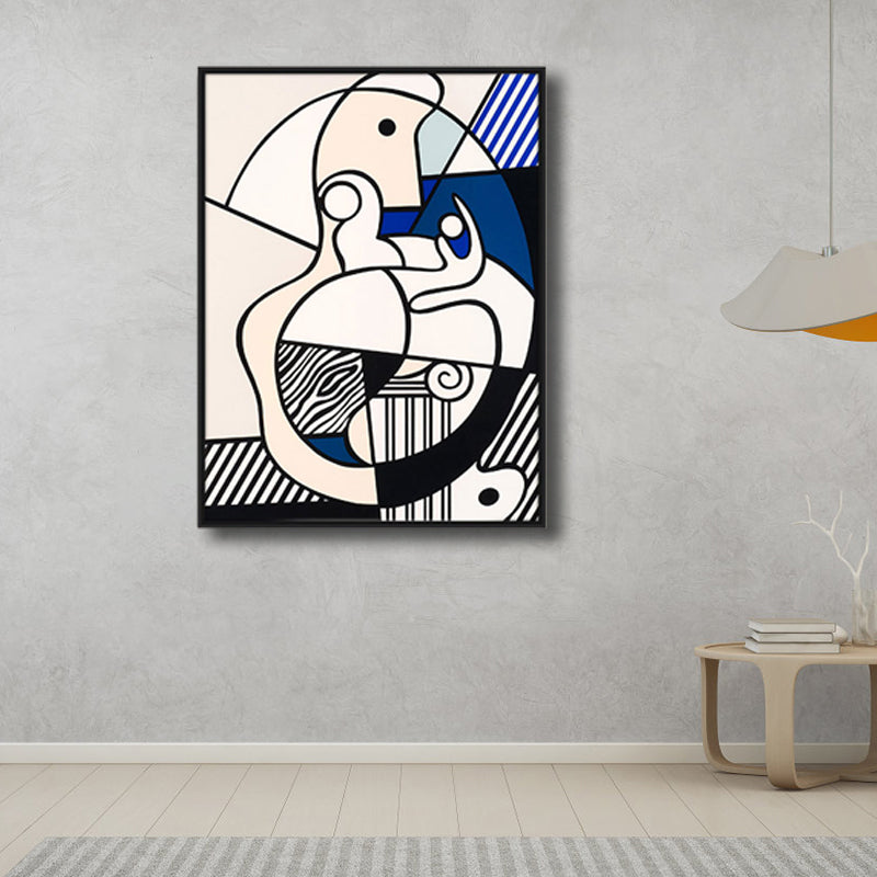 Beige Novel Graphic Canvas Textured Pop Art Dining Room Wall Decor, Multiple Sizes Clearhalo 'Arts' 'Canvas Art' 1808474