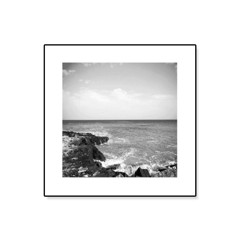 Photograph Ocean Canvas Print Dark Color Modern Wall Art Decor for House Interior Clearhalo 'Art Gallery' 'Canvas Art' 'Contemporary Art Gallery' 'Modern' Arts' 1808598