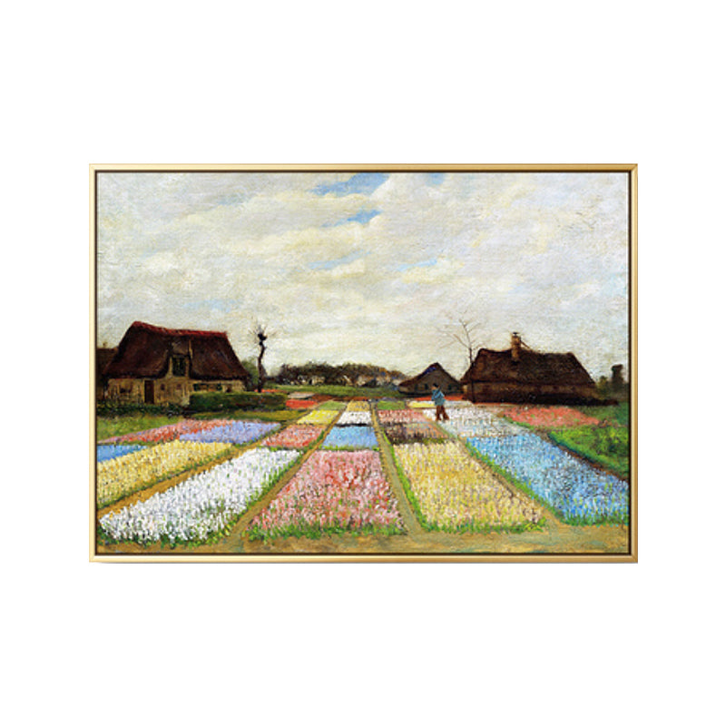 Canvas Textured Art Print Impressionism Farmfield Scenery Painting, Multiple Sizes Clearhalo 'Arts' 'Canvas Art' 1808645