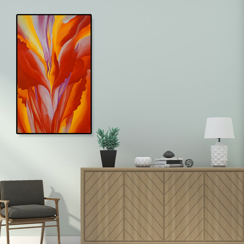 Multicolored Abstract Painting Textured Contemporary Living Room Canvas Wall Art Clearhalo 'Arts' 'Canvas Art' 1809021