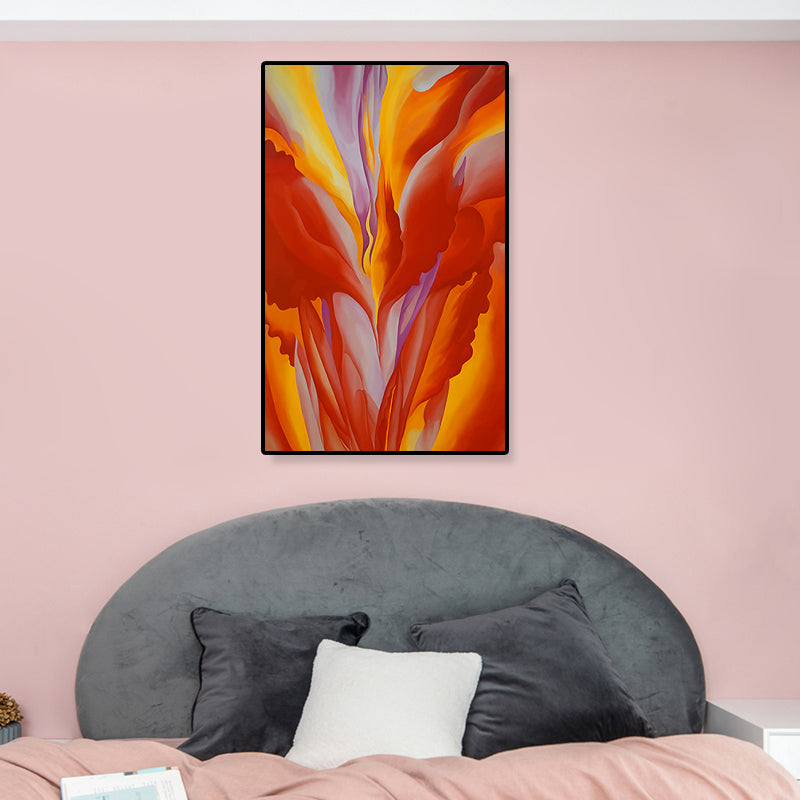 Multicolored Abstract Painting Textured Contemporary Living Room Canvas Wall Art Clearhalo 'Arts' 'Canvas Art' 1809022