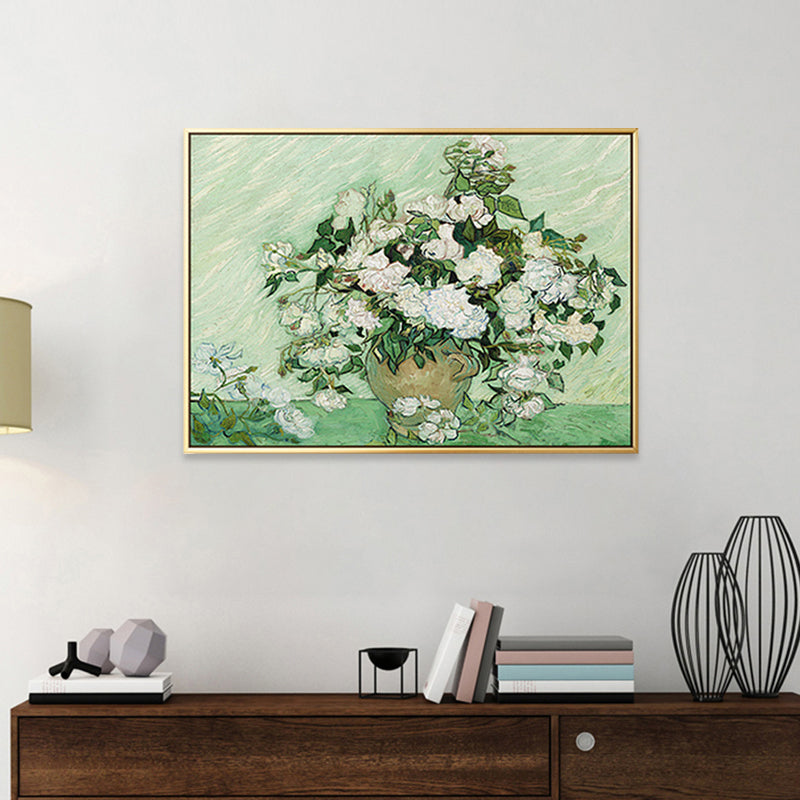 Florentine Scene Art Print Impressionism Style Canvas Textured Painting in Pastel Color Clearhalo 'Arts' 'Canvas Art' 1809492