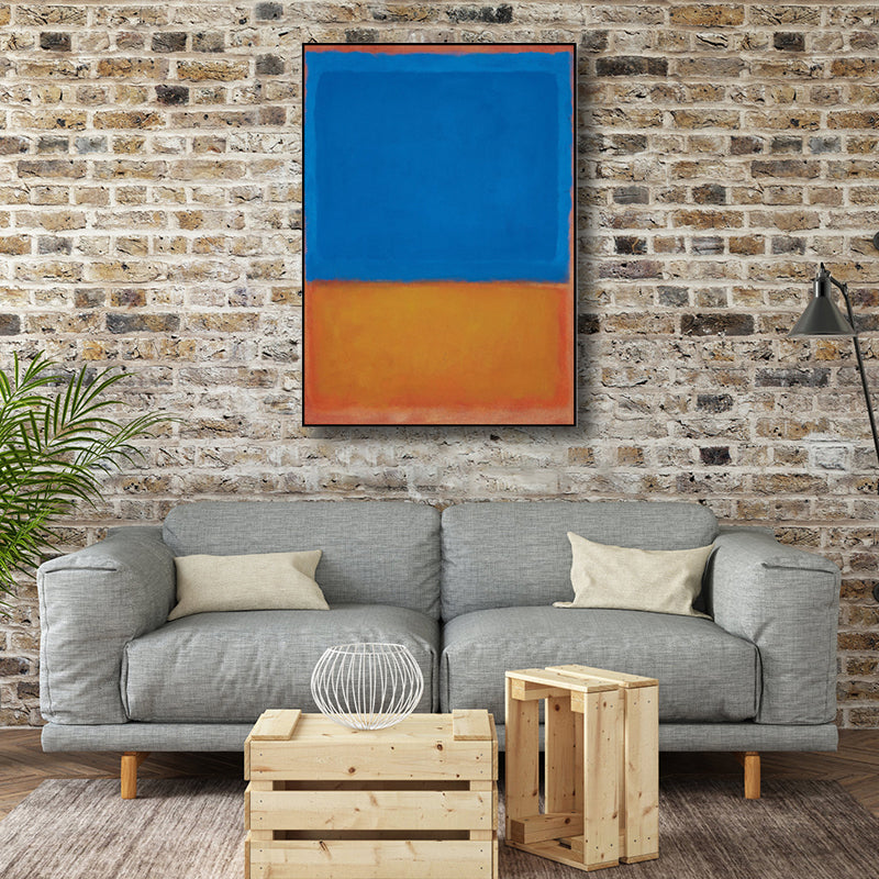 Illustrated Abstract Wall Art Print Nordic Textured Family Room Canvas in Light Color Clearhalo 'Arts' 'Canvas Art' 1809706