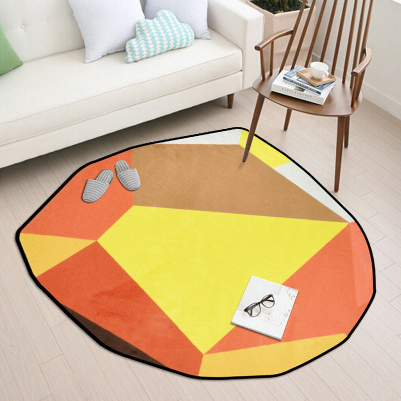 Stylish Modern Rug Multicolor Geometric Pattern Rug Pet Friendly Anti-Slip Washable Area Rug for Living Room Clearhalo 'Area Rug' 'Modern' 'Rugs' Rug' 1810709