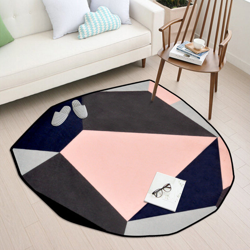 Stylish Modern Rug Multicolor Geometric Pattern Rug Pet Friendly Anti-Slip Washable Area Rug for Living Room Clearhalo 'Area Rug' 'Modern' 'Rugs' Rug' 1810715