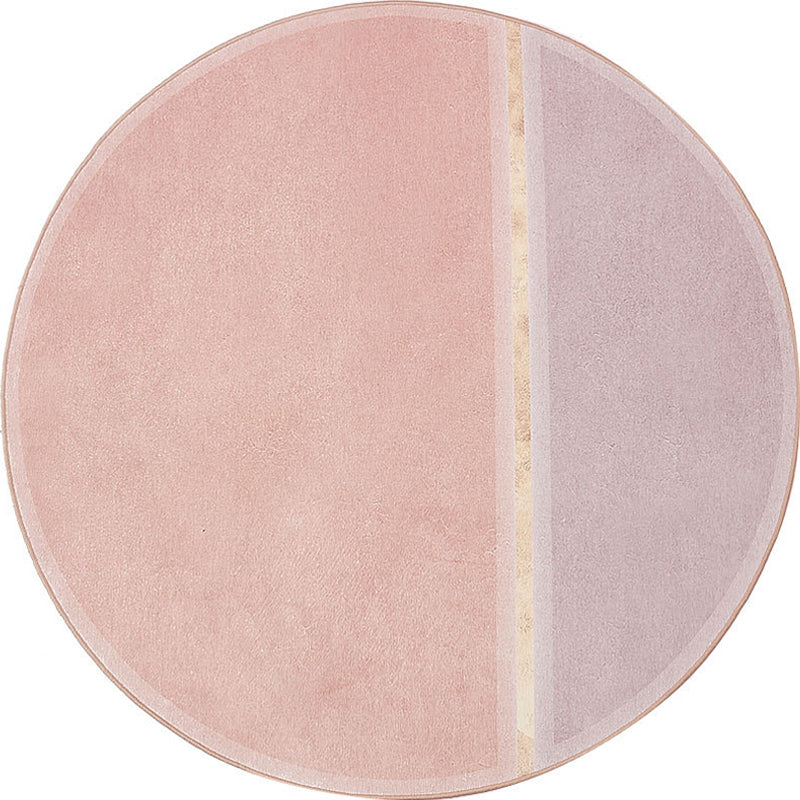 Pink Abstract Rug Polyester Modern Rug Pet Friendly Washable Non-Slip Area Rug for Living Room Clearhalo 'Area Rug' 'Modern' 'Rugs' Rug' 1810896