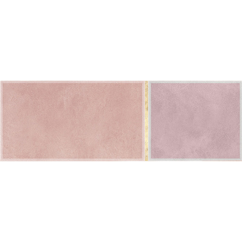 Pink and Beige Bedroom Rug Minimalist Abstract Rug Polyester Washable Anti-Slip Backing Pet Friendly Carpet Clearhalo 'Area Rug' 'Modern' 'Rugs' Rug' 1810902